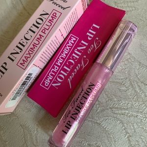 Too Faced Lip Injections Maximum Lip Plumper Lipgloss in Original Clear BNIB